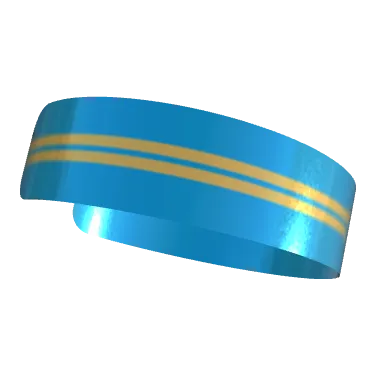 Variant Image laying_angled for Aruba Classic Gold Drop / Dark Powder Blue
