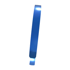 Variant Image back_angled for Mix n Match Narrow Cerulean Blue