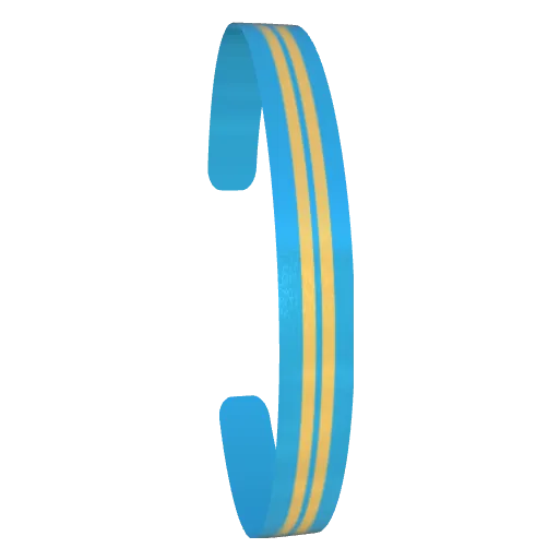 Variant Image front for Aruba Stripes Gold Drop / Dark Powder Blue