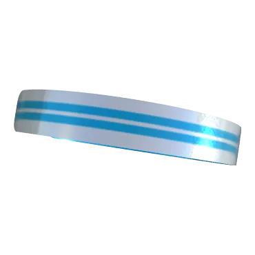 Variant Image laying_angled for Aruba Stripes Dark Powder Blue / Silver Lake Blue