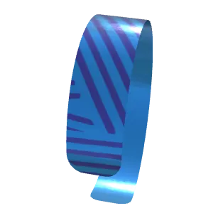 Variant Image back_angled for Wild Stripes Steel Blue / Dark Blue