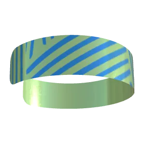 Variant Image side_stacked for Wild Stripes Tea Green / Steel Blue