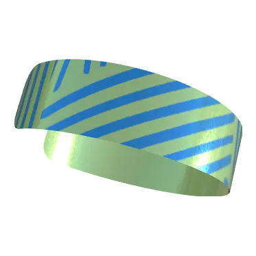 Variant Image laying_angled for Wild Stripes Tea Green / Steel Blue