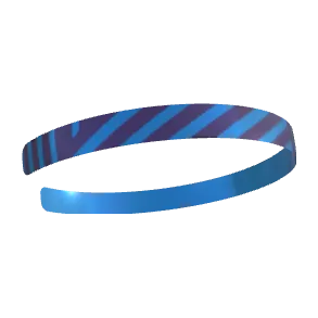 Variant Image side_stacked for Wild Stripes (Narrow) Dark Byzantium / Steel Blue