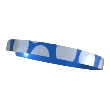 Variant Image laying_angled for Ocean Bubbles Silver Lake Blue / Cerulean Blue