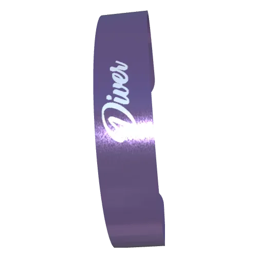 Variant Image front_angled2 for Diver Silver Lake Blue / Dark Byzantium