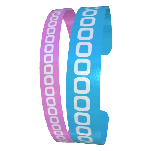 Variant Image front_angled2 for Partner Bangles Silver Lake Blue / Lavender Purple, Silver Lake Blue / Dark Powder Blue