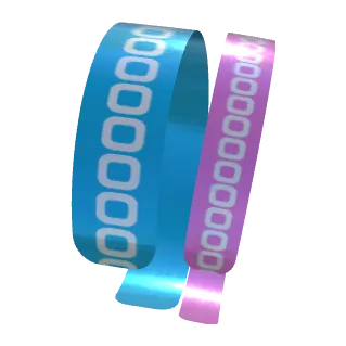 Variant Image back_angled for Partner Bangles Silver Lake Blue / Lavender Purple, Silver Lake Blue / Dark Powder Blue