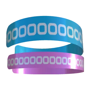 Variant Image side_stacked for Partner Bangles Silver Lake Blue / Lavender Purple, Silver Lake Blue / Dark Powder Blue