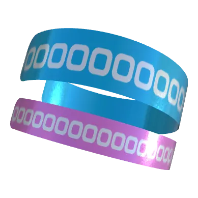 Variant Image laying_angled for Partner Bangles Silver Lake Blue / Lavender Purple, Silver Lake Blue / Dark Powder Blue