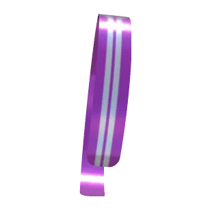 Variant Image back_angled for Aruba Classic (Narrow) Silver Lake Blue / Royal Purple