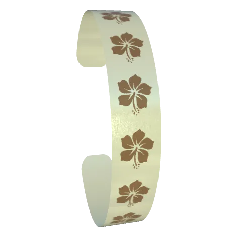Variant Image font_angled for Hawaii Flowers Olive Drab / Green Mist