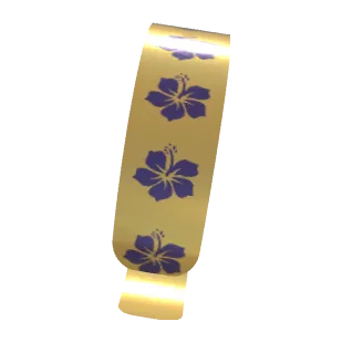 Variant Image back_angled for Hawaii Flowers Dark Byzantium / Gold Drop